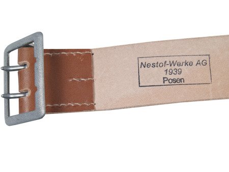 WH officer belt - brown - repro