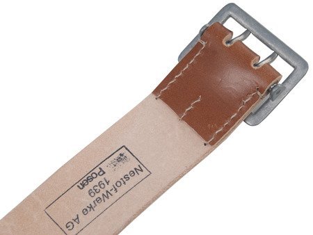WH officer belt - brown - repro