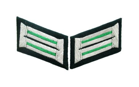 WH officer collar tabs - panzergrenadiers