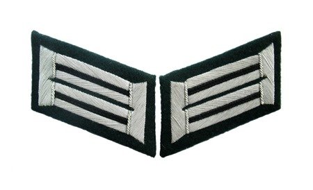 WH officer collar tabs - pioneers