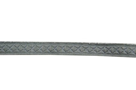 WW2 NCO tresse - rank braid - light grey, late-war - repro