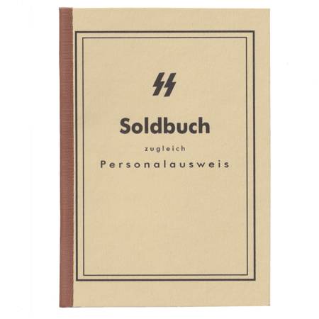 Waffen-SS Soldbuch - repro, unfilled