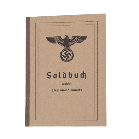 Wehrmacht Heer Soldbuch - repro, unfilled