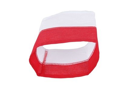 White and red Polish Home Army armband - blank