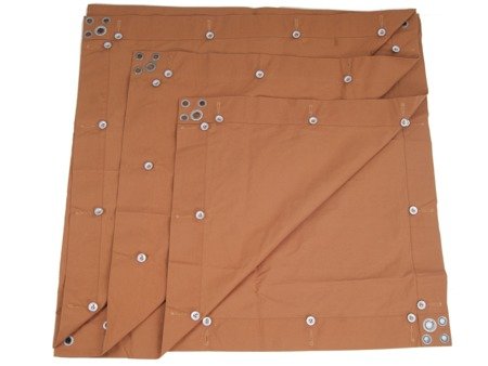 Zeltbahn M1893 - tent quarter - brown/ochre - 2nd grade repro