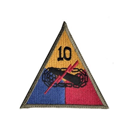 patch of 10th US Armored Division - repro