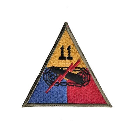patch of 11th US Armored Division - repro