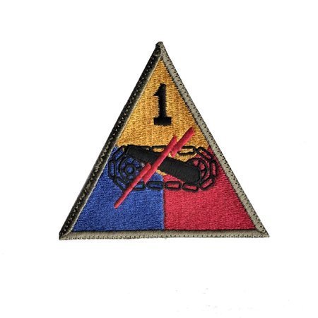 patch of 1st US Armored Division - repro
