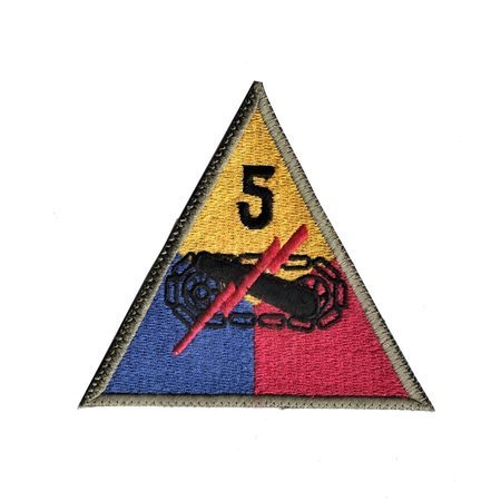 patch of 5th US Armored Division - repro