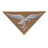 Adler LW DAK - Luftwaffe tropical breast eagle - embroidered on khaki cotton - trapezoid version