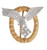 LW pilot observer badge with diamonds - repro