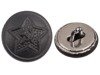 M1936 uniform button - steel - black - repro