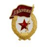 Red Army Guards badge - war-time model - repro