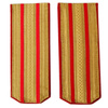 Stabs-officer shoulder straps - service - red