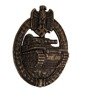 Tank Assault badge - bronze - antique effect - repro