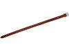 Tent quarter/Equimpent strap with button - brown - repro
