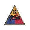 patch of 12th US Armored Division - repro
