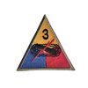 patch of 3rd US Armored Division - repro