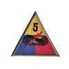 patch of 5th US Armored Division - repro
