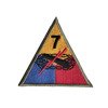 patch of 7th US Armored Division - repro