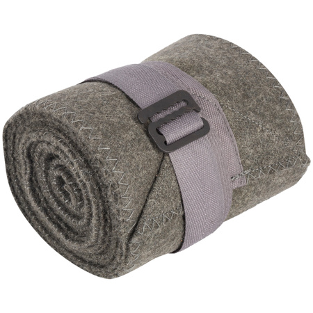 Feldgrau Wickelgamaschen - field-grey puttees with fittings - repro