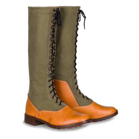 Tropenstiefel, WH DAK tropical high boots, late war type - repro