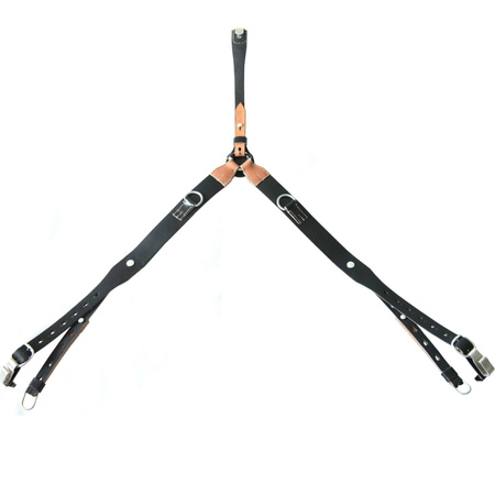 German leather Y-straps early war type - Fredericci