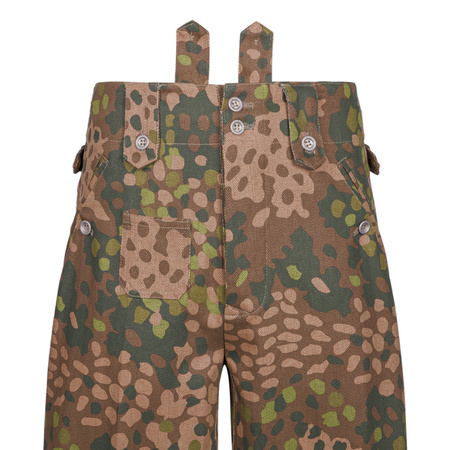 M44 Erbsentarn field trousers - pea dot - repro