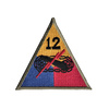 Patch of 12th US Armored Division - repro