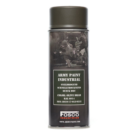 Fosco Spray paint, olive drab - 400 ml