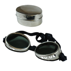 Gebirgsjager steel goggles, tinted - replica