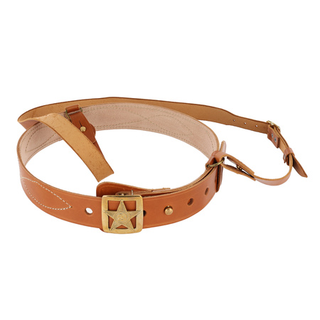 RKKA Officer's belt M1935, with coalition strap, brown - repro