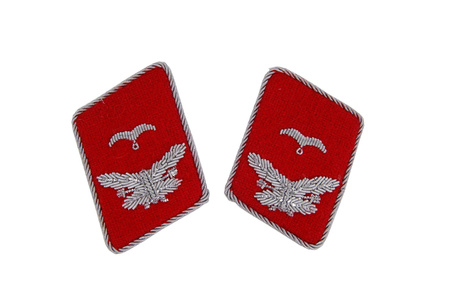 Patki kołnierzowe oficerskie Luftwaffe - artyleria - Leutnant