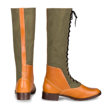 Tropenstiefel, WH DAK tropical high boots, late war type - repro