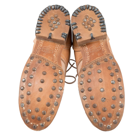 Trzewiki Schnurschuhe M44  późno wojenne, brązowe - replika