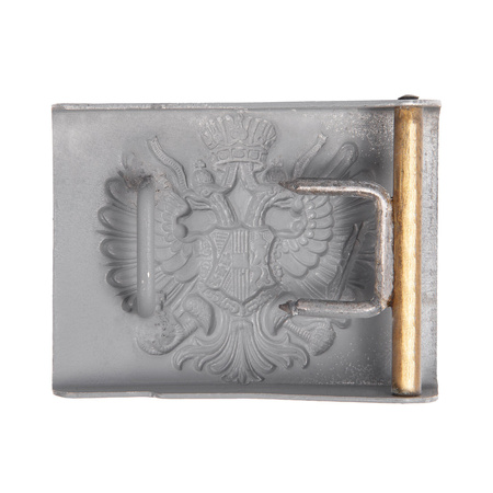 Austro-Hungarian M15 grey belt buckle, attached emblem - repro