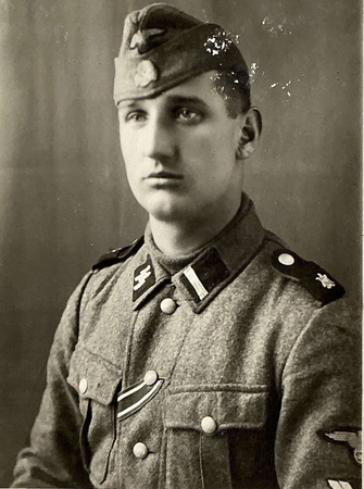 Schiffen Feldgrau M40, furażerka SS