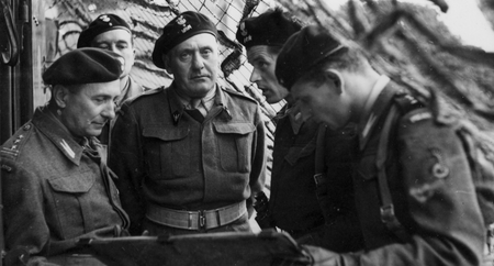 Brytyjski beret, wojska pancerne, sukienny, czarny - replika