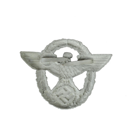 German Police eagle for caps - metal repro