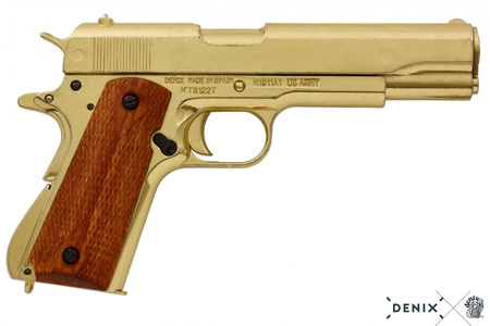 Denix 5312, replika Colt M1911A1 - złoty