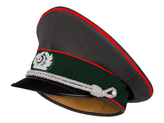 EREL Schirmmütze WH Artillery - gabardine - red piping - repro