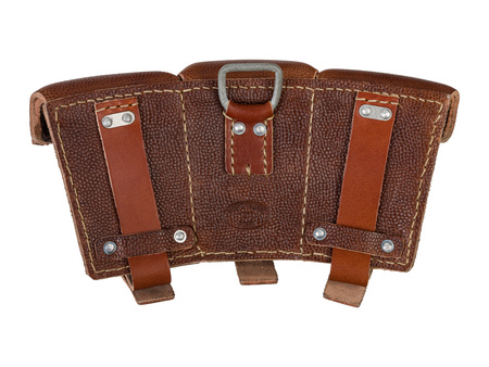 M1909 ammo pouch, war version - brown - repro