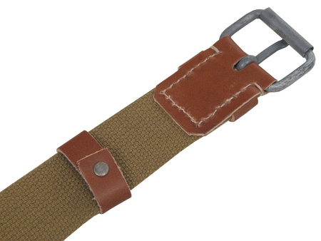 M1935 austerity pattern belt - brown leather strap - repro