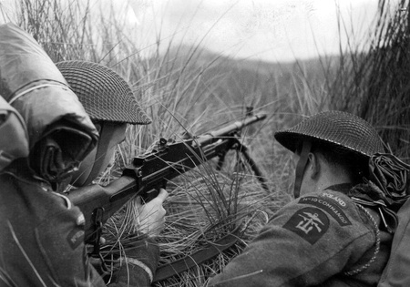 Naszywki na rękaw „No.10 Commando” - replika