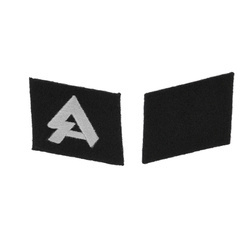 SS Schutze collar tabs of 18th Waffen Grenadier Division „Horst Wessel”  - repro