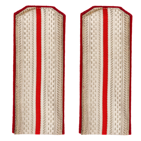 Ober-officer shoulder straps - service - red