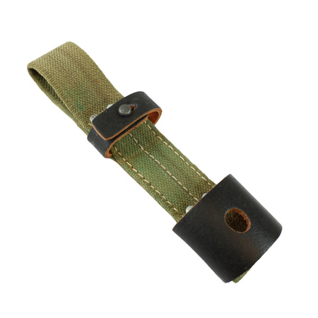 German bayonet frog - leather-canvas type - repro