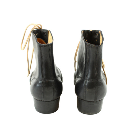 German ankle boots Schnurschuhe M37, blackened - Fredericci