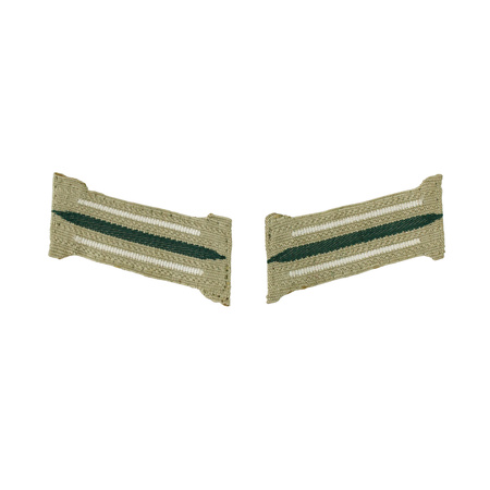 M35 Kragenspiegel, WH collar tabs, folded, white version - repro