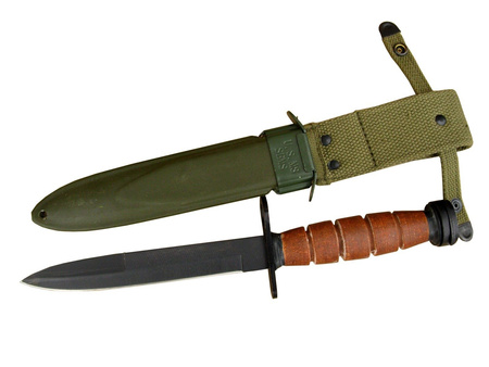 U. S. M4 bayonet with M8 scabbard - repro